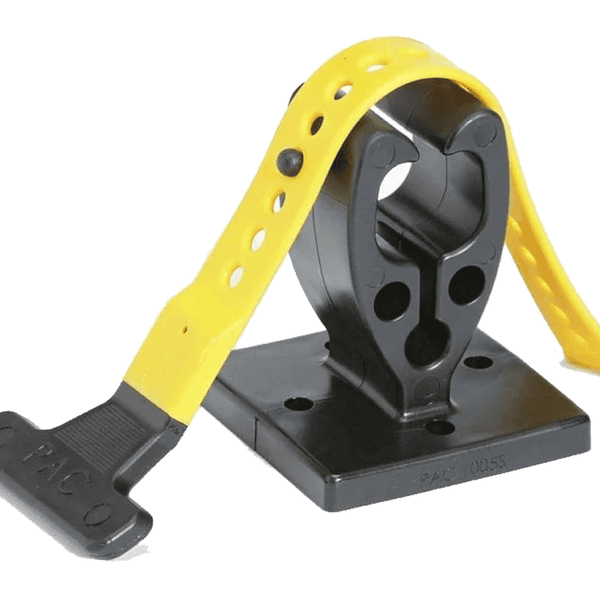 1005S-Y  Stow-N-Lok; Short (Yellow Strap)