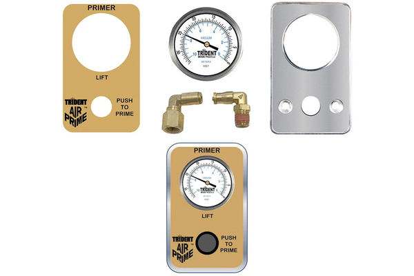 Trident  Air Primer Conversion Kit - Manual AirPrime System, Adding Lift Gauge to Panel Control- 27.005.4