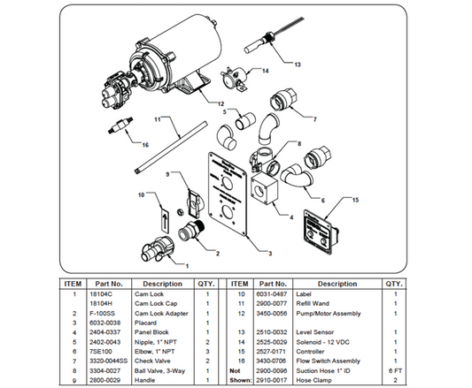 Foam Pro, Power-Fill System, Solenoid 12 VDC, 2525-0029