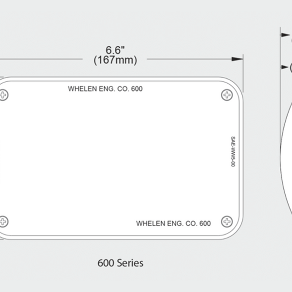 Whelen 600 Series Warning Light, LED