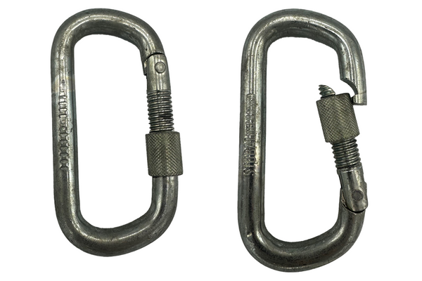 Carabiner, 12mm Locking "D" Stubai 82A, 605164