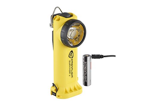 Streamlight Survivor®X Right Angle LED Flashlight; USB Model, (90044, 90244)