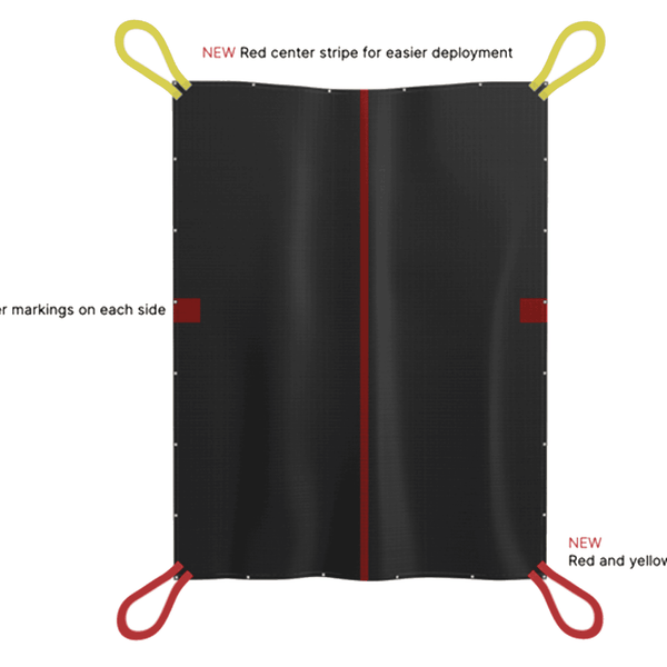 Bridgehill Reusable Car Fire Blanket Pro X, XL Size, 103253