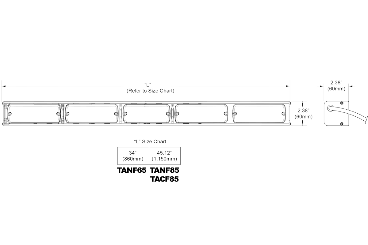 Traffic Advisor™ Front Load, TANF65, TANF85, TACF85,