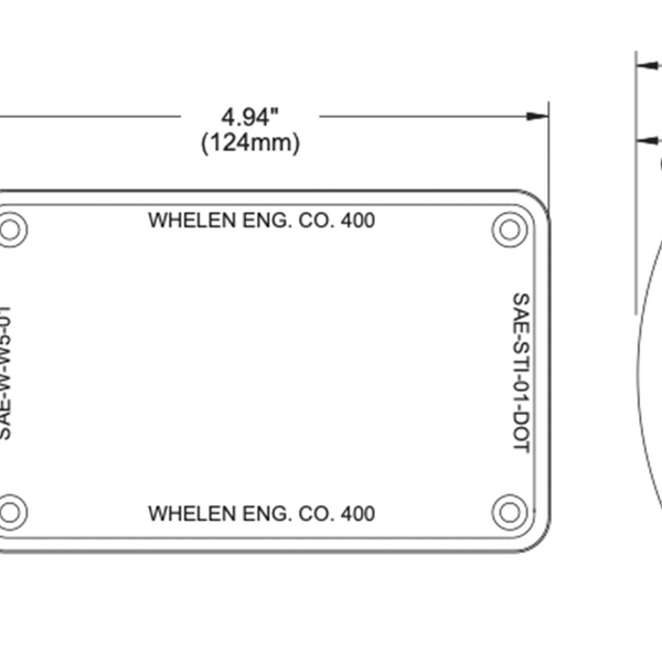 Whelen 400 Series Plus Warning Light, LED