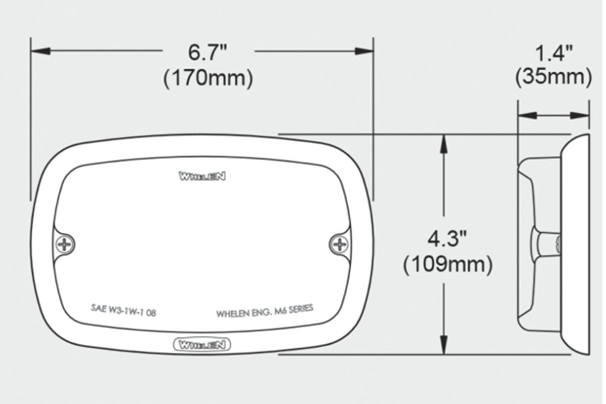 Whelen M6 Warning Light,