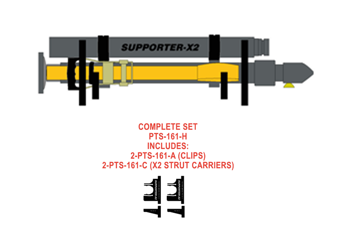 Paratech Supporter X2 Mount Complete Set, PTS-161