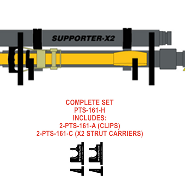 Paratech Supporter X2 Mount Complete Set, PTS-161