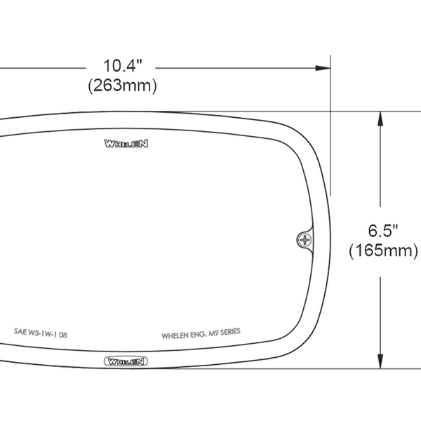 Whelen Surface Mounted Scene Lights - M6 and M9