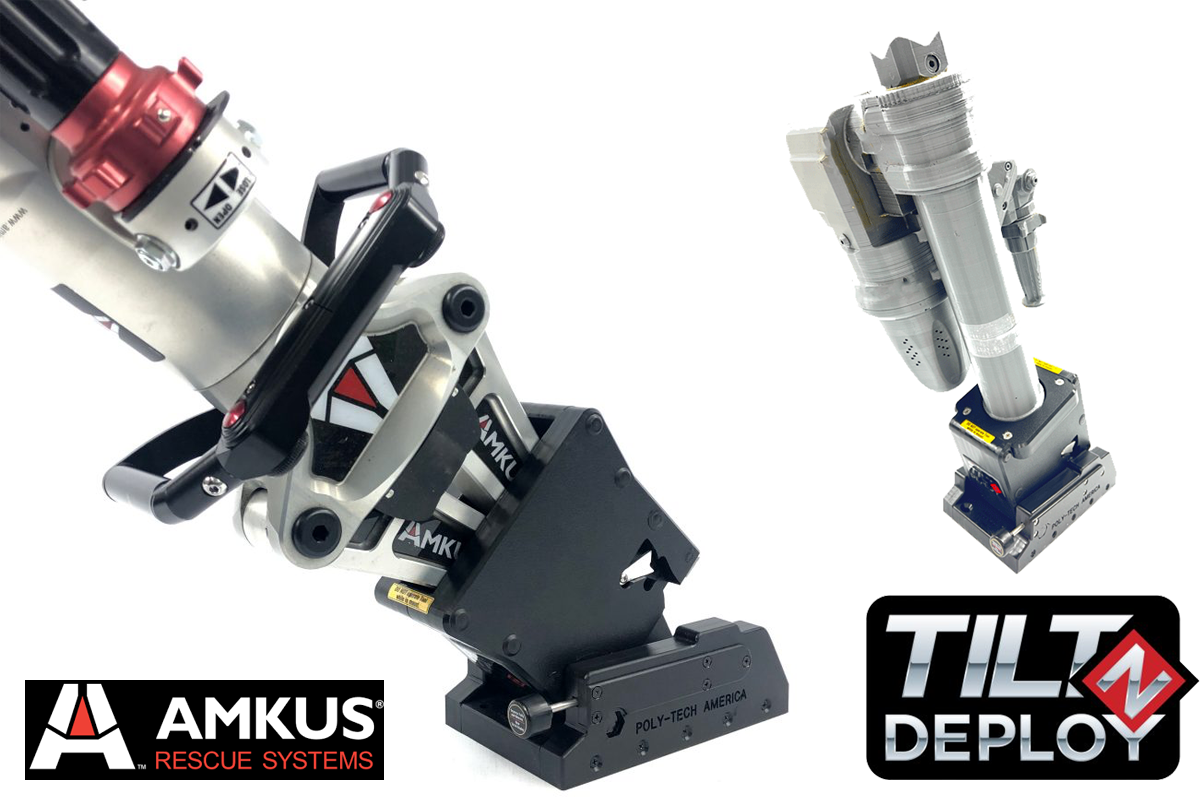 Tilt-N-Deploy, Extrication Tool Mount, Amkus Ion Series Battery