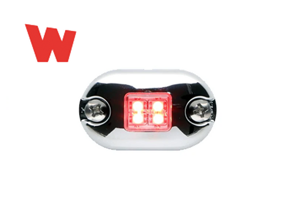 Whelen 0S Series Ajar Warning Light, Red