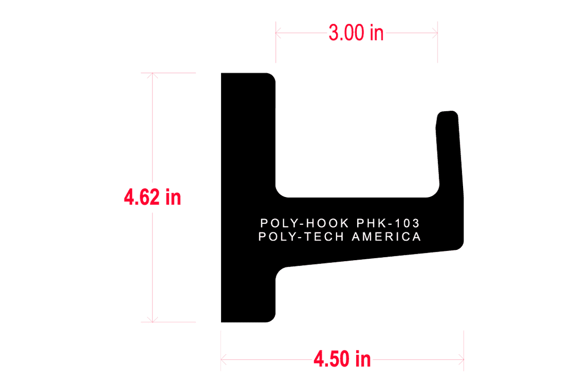 Poly Hook-Up Bracket, PHK