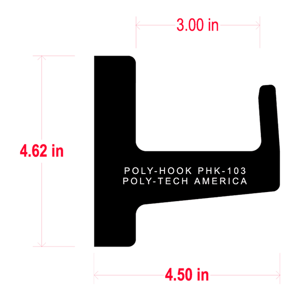 Poly Hook-Up Bracket, PHK