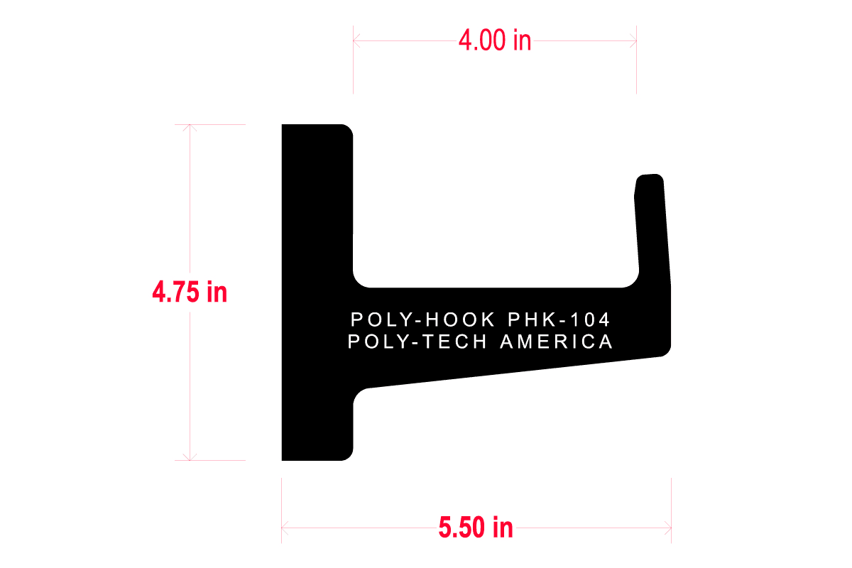 Poly Hook-Up Bracket, PHK