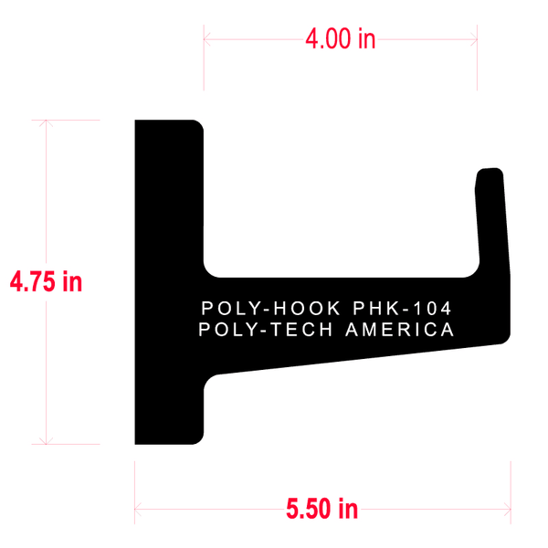 Poly Hook-Up Bracket, PHK