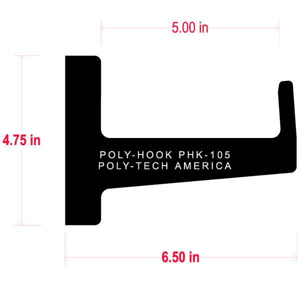 Poly Hook-Up Bracket, PHK