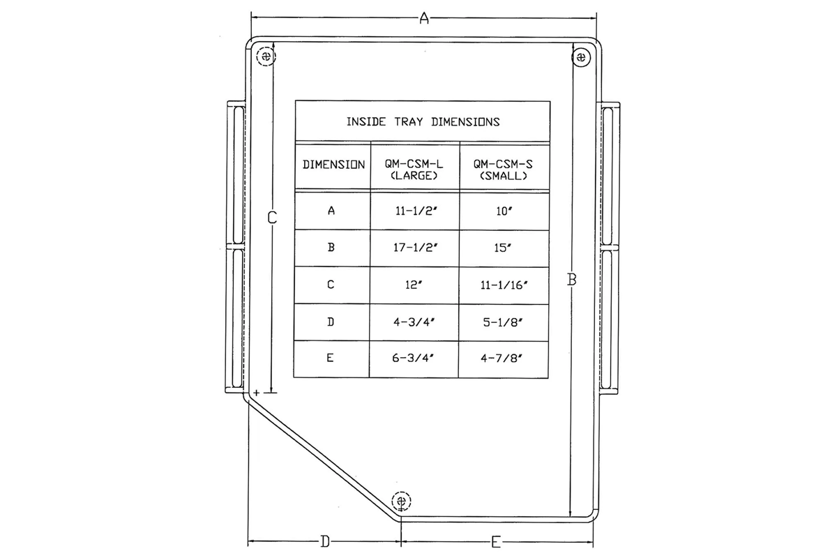 Fixed Chain Saw Mounts, QM-CSM