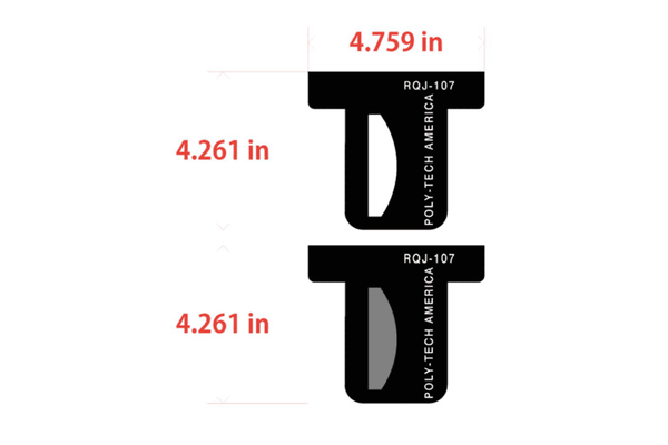 ResQJack Apex Jack Mount Handle Parallel to Mounting Surface, RQJ-107